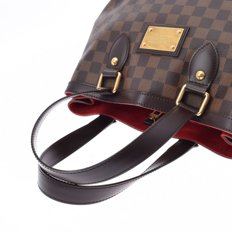 LOUIS VUITTON Louis Vuitton Hamsted PM Brown N51205 Ladies Dami Canbus Handbag A Rank used Ginzo