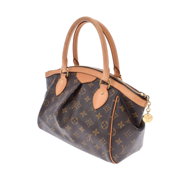 LOUIS VUITTON ルイヴィトン モノグラム ティヴォリ PM ブラウン M40143 レディース モノグラムキャンバス ハンドバッグ ABランク 中古 銀蔵