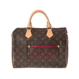 LOUIS VUITTON Louis Vuitton Monogram Perfo Speedy 30 Fuchsha Pink M95180 Ladies Monogram Canvas Handbag A Rank used Ginzo