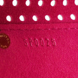 路易威顿路易斯·维顿（Louis Vuitton）Monogram Perfo Speedy 30 Fuchsha Pink M95180女士会标帆布手提包，二手Ginzo