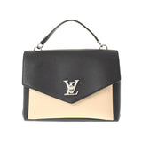 LOUIS VUITTON Louis Vuitton My Rock Me noir Silver Bracket M54878 Ladies Leather Shoulder Bag A Rank used Ginzo