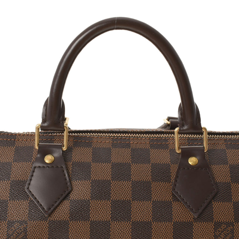 LOUIS VUITTON ルイヴィトン ダミエ スピーディ30 ブラウン N41531 レディース ダミエキャンバス ハンドバッグ Aランク 中古 銀蔵