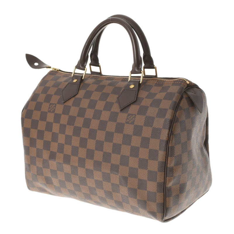 LOUIS VUITTON ルイヴィトン ダミエ スピーディ30 ブラウン N41531 レディース ダミエキャンバス ハンドバッグ Aランク 中古 銀蔵