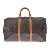 LOUIS VUITTON ルイヴィトン モノグラム キーポルバンドリエール50 ブラウン M41426  ユニセックス モノグラムキャンバス ボストンバッグ Bランク 中古 銀蔵