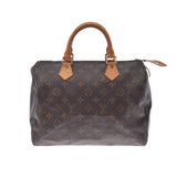 LOUIS VUITTON ルイヴィトン モノグラム スピーディ30 ブラウン M41526 レディース モノグラムキャンバス ハンドバッグ Bランク 中古 銀蔵