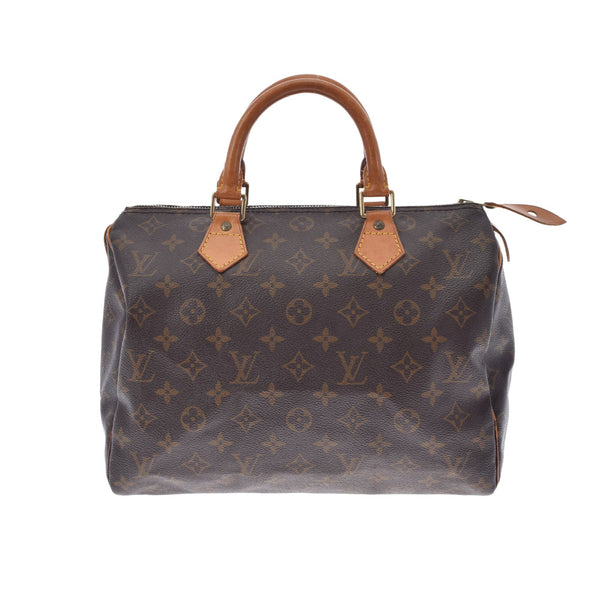 LOUIS VUITTON ルイヴィトン モノグラム スピーディ30 ブラウン M41526 レディース モノグラムキャンバス ハンドバッグ Bランク 中古 銀蔵