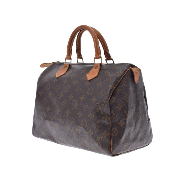 LOUIS VUITTON ルイヴィトン モノグラム スピーディ30 ブラウン M41526 レディース モノグラムキャンバス ハンドバッグ Bランク 中古 銀蔵