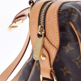 LOUIS VUITTON ルイヴィトン モノグラム ストレーザーPM ブラウン M51186 レディース モノグラムキャンバス レザー ショルダーバッグ ABランク 中古 銀蔵