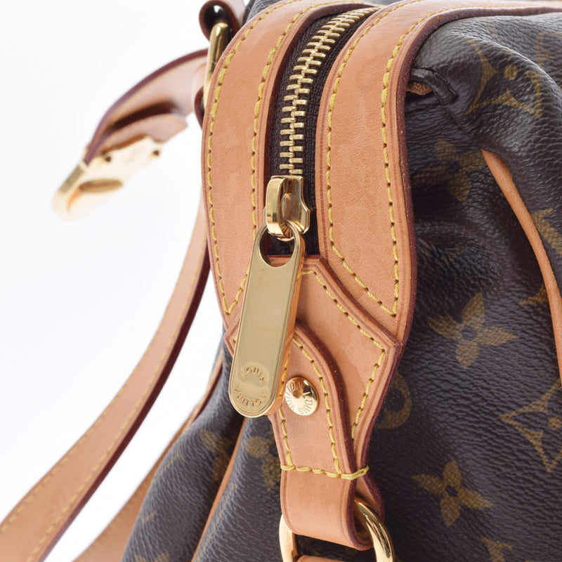 LOUIS VUITTON ルイヴィトン モノグラム ストレーザーPM ブラウン M51186 レディース モノグラムキャンバス レザー ショルダーバッグ ABランク 中古 銀蔵