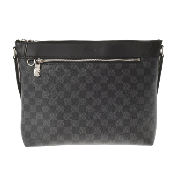 LOUIS VUITTON ルイヴィトン ダミエ グラフィット ミックPM NM 黒 N40003 メンズ ダミエグラフィットキャンバス ショルダーバッグ ABランク 中古 銀蔵