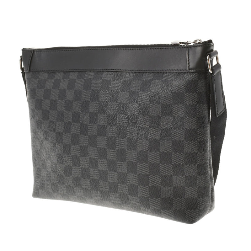 LOUIS VUITTON ルイヴィトン ダミエ グラフィット ミックPM NM 黒 N40003 メンズ ダミエグラフィットキャンバス ショルダーバッグ ABランク 中古 銀蔵