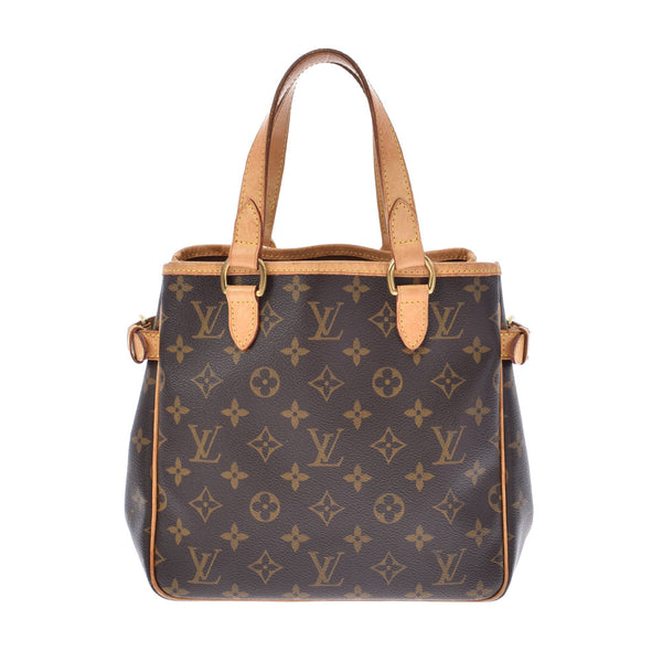 LOUIS VUITTON ルイヴィトン モノグラム バティニョール ブラウン M51156 レディース モノグラムキャンバス ハンドバッグ Bランク 中古 銀蔵