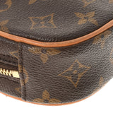 LOUIS VUITTON ルイヴィトン モノグラム ポシェットガンジュ ブラウン M51870 ユニセックス モノグラムキャンバス ボディバッグ ABランク 中古 銀蔵