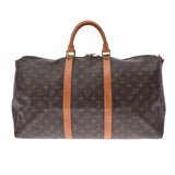 LOUIS VUITTON ルイヴィトン モノグラム キーポルバンドリエール50 ブラウン M41416  ユニセックス モノグラムキャンバス ボストンバッグ Bランク 中古 銀蔵