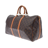 LOUIS VUITTON ルイヴィトン モノグラム キーポルバンドリエール50 ブラウン M41416  ユニセックス モノグラムキャンバス ボストンバッグ Bランク 中古 銀蔵