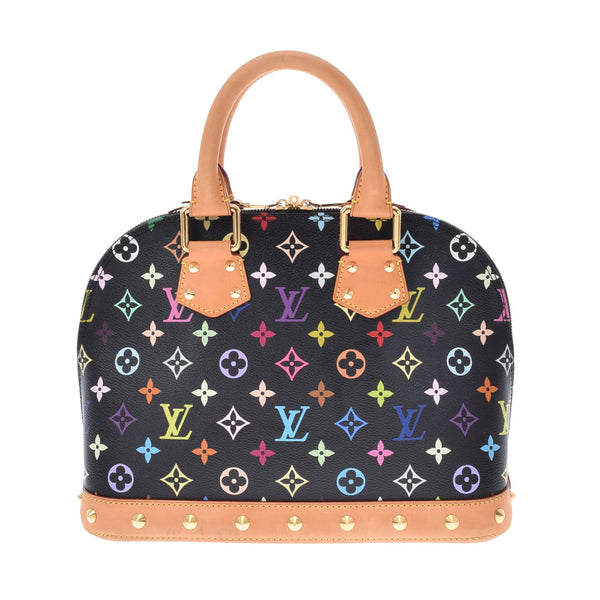 LOUIS VUITTON ルイヴィトン マルチカラー アルマ PM ノワール M40444 レディース モノグラムマルチカラー ハンドバッグ ABランク 中古 銀蔵