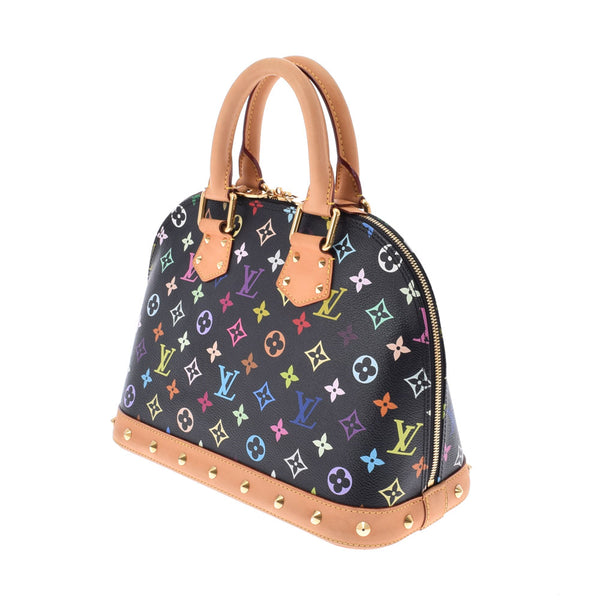 LOUIS VUITTON ルイヴィトン マルチカラー アルマ PM ノワール M40444 レディース モノグラムマルチカラー ハンドバッグ ABランク 中古 銀蔵