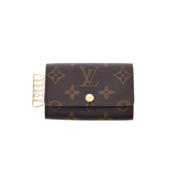 路易威顿路易斯·维顿（Louis Vuitton）会标6-钥匙盒棕色M62630女士关键案例新二手Ginzo