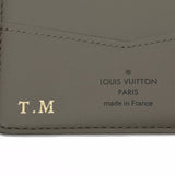 LOUIS VUITTON ルイヴィトン モノグラムシール ポルトフォイユスレンダー カーキ M80520 メンズ モノグラムシールレザー 二つ折り財布 ABランク 中古 銀蔵