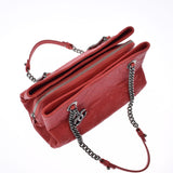 CHANEL シャネル マトラッセ チェーンハンドバッグ 赤 ヴィンテージ金具 レディース ソフトキャビアスキン ハンドバッグ ABランク 中古 銀蔵