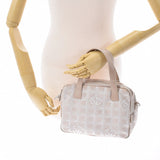 CHANEL シャネル ニュートラベルライン ハンドバッグ ベージュ レディース ナイロン レザー ハンドバッグ Bランク 中古 銀蔵