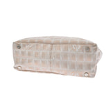 CHANEL シャネル ニュートラベルライン トートPM シャンパンゴールド レディース ナイロン/レザー ハンドバッグ ABランク 中古 銀蔵