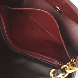 CHANEL Chanel Matrasse Minima Mrasse Chain Black Gold Bracket Ladies Ram Skin Shoulder Bag AB Rank Used Ginzo