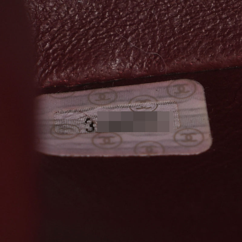 CHANEL Chanel Matrasse Minima Mrasse Chain Black Gold Bracket Ladies Ram Skin Shoulder Bag AB Rank Used Ginzo