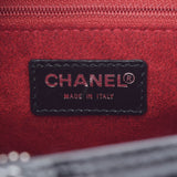 CHANEL シャネル チョコバー 黒 シルバー金具 レディース エナメル ハンドバッグ Aランク 中古 銀蔵