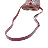 GUCCI グッチ ドラえもんコラボ ミニ 巾着タイプ ベージュ/赤 647801 レディース PVC カーフ ショルダーバッグ Aランク 中古 銀蔵