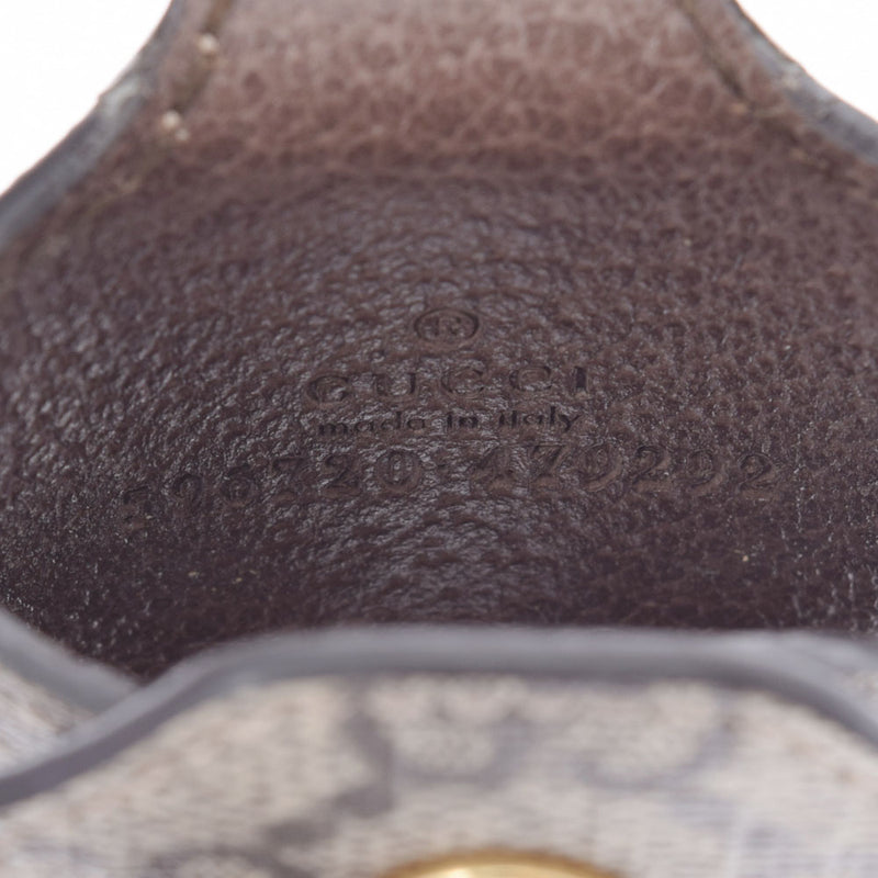 GUCCI グッチ AirPods ケース ベージュ 596720 レディース PVC ブランド小物 ABランク 中古 銀蔵