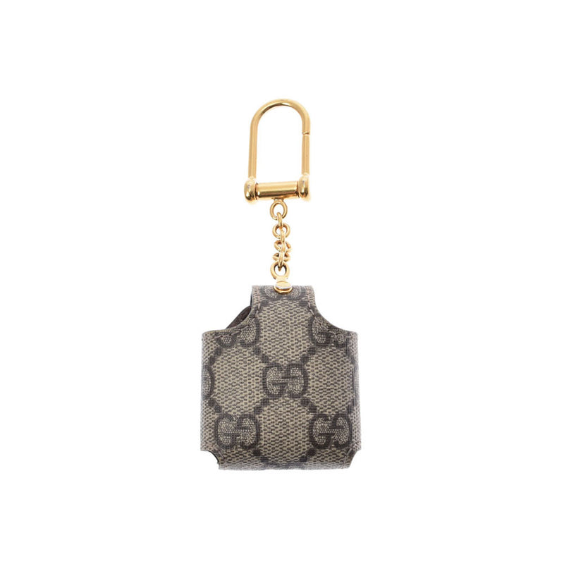 GUCCI グッチ AirPods ケース ベージュ 596720 レディース PVC ブランド小物 ABランク 中古 銀蔵