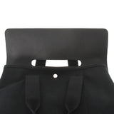 HERMES Hermes Valparaiso MM Black Unisex Towaru Shevron Handbag AB Rank used Ginzo