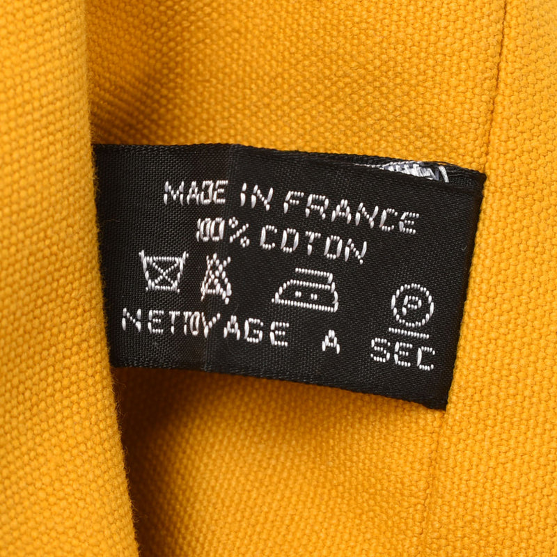 HERMES Hermes Polon Mimil Yellow Unisex Canvas Shoulder Bag AB Rank Used Ginzo