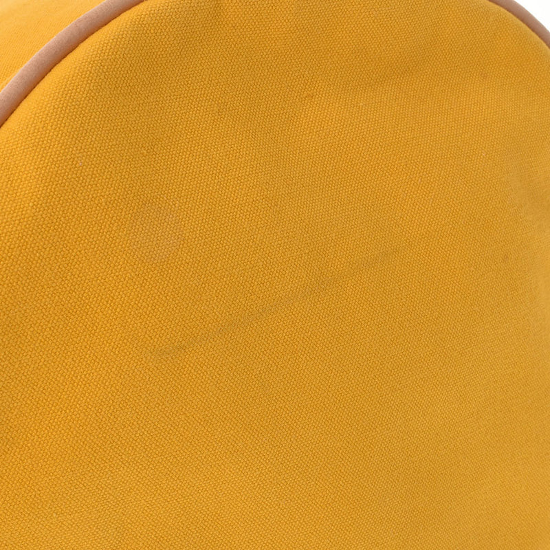 HERMES Hermes Polon Mimil Yellow Unisex Canvas Shoulder Bag AB Rank Used Ginzo