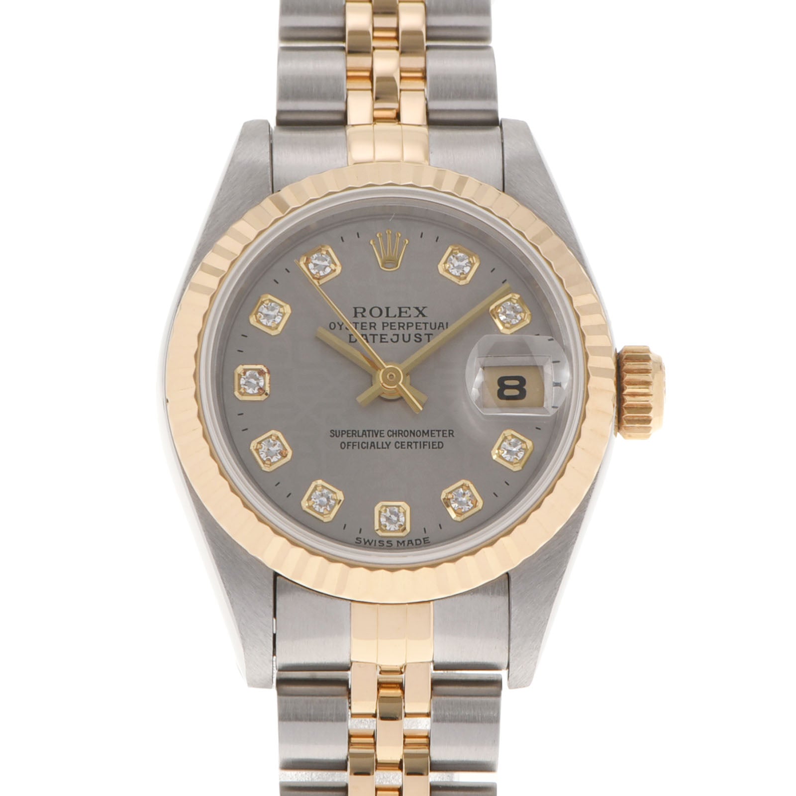 ROLEX ロレックス デイトジャスト 10Pダイヤ 69173G レディース YG/SS 腕時計 自動巻き シルバー/ホリコン文字盤 Aランク 中古 人気・おすすめ|省スペース設計・旅行向けにおすすめ 公式 プライバシー配送 日本発送・保証書付き商品 ROLEX ロレックス デイトジャスト 10Pダイヤ 69173G レディース YG/SS 腕時計 自動巻き シルバー/ホリコン文字盤 Aランク 中古 人気・おすすめ|省スペース設計・旅行向けにおすすめ 公式 プライバシー配送 日本発送・保証書付き商品