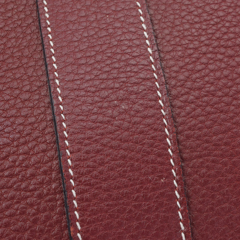 HERMES エルメス ガーデンパーティ TPM ルージュアッシュ □K刻印(2007年頃) レディース ネゴンダ ハンドバッグ Bランク 中古 銀蔵