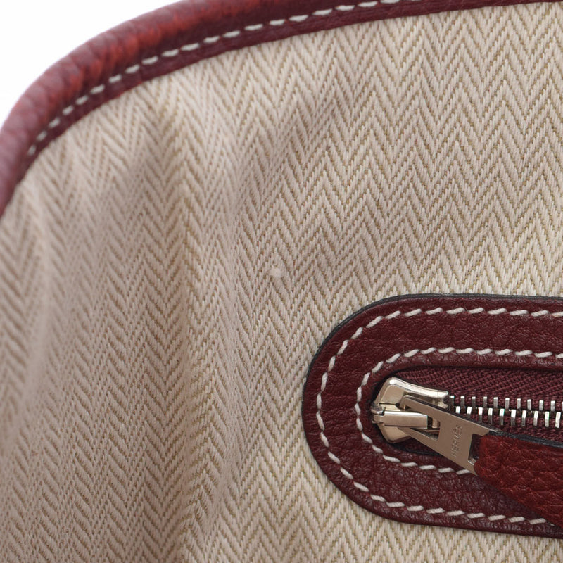 HERMES エルメス ガーデンパーティ TPM ルージュアッシュ □K刻印(2007年頃) レディース ネゴンダ ハンドバッグ Bランク 中古 銀蔵