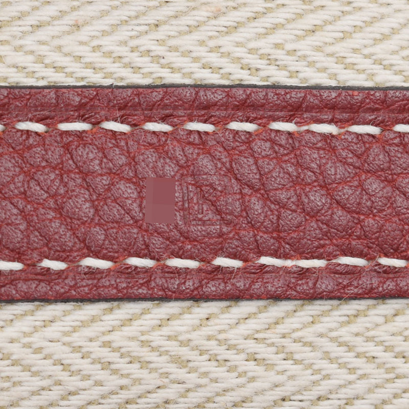 HERMES エルメス ガーデンパーティ TPM ルージュアッシュ □K刻印(2007年頃) レディース ネゴンダ ハンドバッグ Bランク 中古 銀蔵