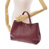 HERMES エルメス ガーデンパーティ TPM ルージュアッシュ □K刻印(2007年頃) レディース ネゴンダ ハンドバッグ Bランク 中古 銀蔵