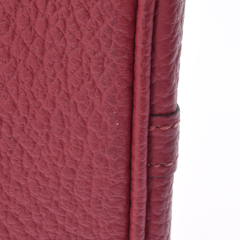 HERMES エルメス ガーデンパーティ TPM ルージュグレナ C刻印(2018年頃) レディース ヴァッシュカントリー ハンドバッグ Aランク 中古 銀蔵