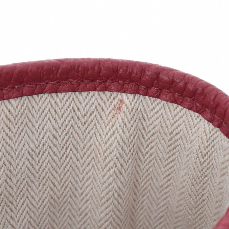 HERMES エルメス ガーデンパーティ TPM ルージュグレナ C刻印(2018年頃) レディース ヴァッシュカントリー ハンドバッグ Aランク 中古 銀蔵