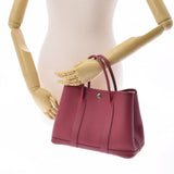 HERMES エルメス ガーデンパーティ TPM ルージュグレナ C刻印(2018年頃) レディース ヴァッシュカントリー ハンドバッグ Aランク 中古 銀蔵