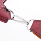 HERMES エルメス エヴリン3 PM  ルージュグレナ シルバー金具 X刻印(2016年頃) ユニセックス ヴォーエプソン  ショルダーバッグ Aランク 中古 銀蔵