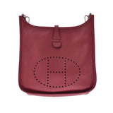 HERMES エルメス エヴリン3 PM  ルージュグレナ シルバー金具 X刻印(2016年頃) ユニセックス ヴォーエプソン  ショルダーバッグ Aランク 中古 銀蔵