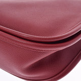 HERMES エルメス エヴリン3 PM  ルージュグレナ シルバー金具 X刻印(2016年頃) ユニセックス ヴォーエプソン  ショルダーバッグ Aランク 中古 銀蔵