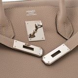 HERMES エルメス バーキン30 トゥルティエールグレー パラジウム金具 T刻印(2015年頃) レディース トゴ ハンドバッグ Aランク 中古 銀蔵