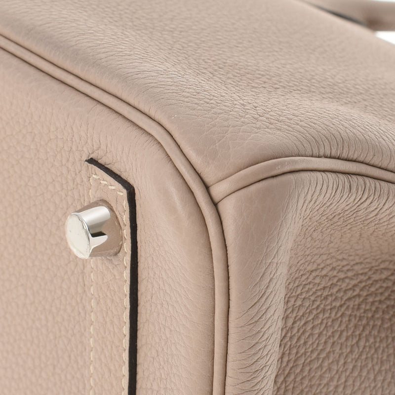 HERMES エルメス バーキン30 トゥルティエールグレー パラジウム金具 T刻印(2015年頃) レディース トゴ ハンドバッグ Aランク 中古 銀蔵