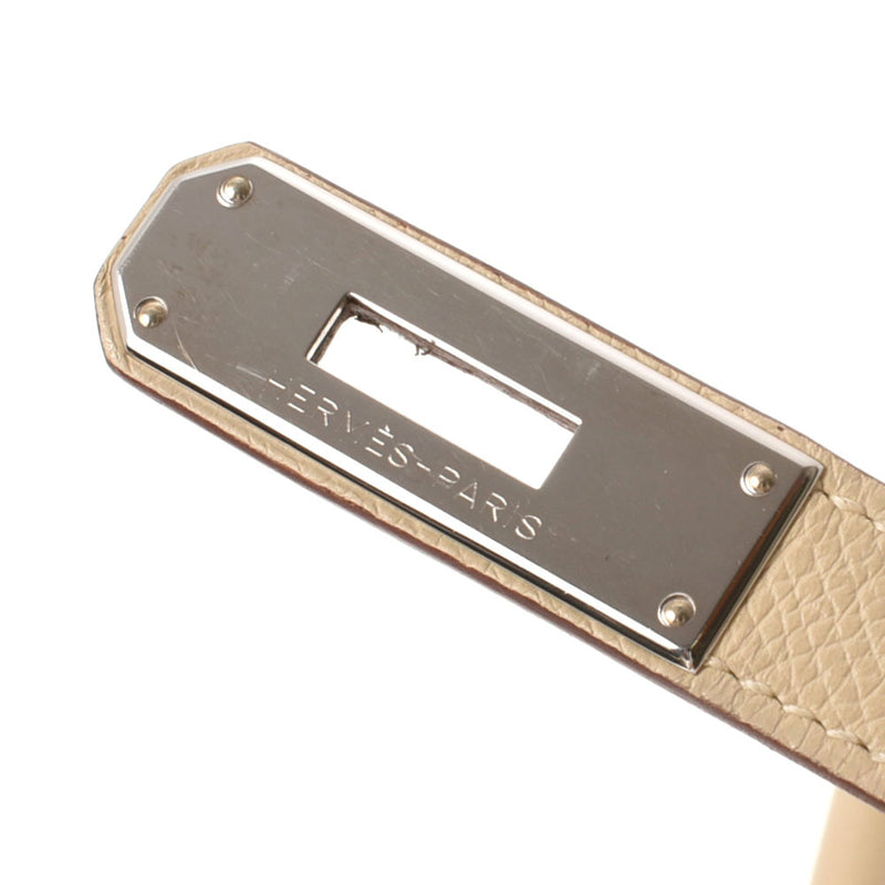 HERMES エルメス バーキン30 パーシュマン シルバー金具 □M刻印(2009年頃) レディース ヴォーエプソン ハンドバッグ Aランク 中古 銀蔵