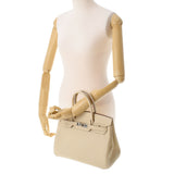 HERMES エルメス バーキン30 パーシュマン シルバー金具 □M刻印(2009年頃) レディース ヴォーエプソン ハンドバッグ Aランク 中古 銀蔵